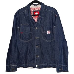 Vintage Ecko Complex Men's XL Denim 100% Cotton Blue Classic Jean Jacket